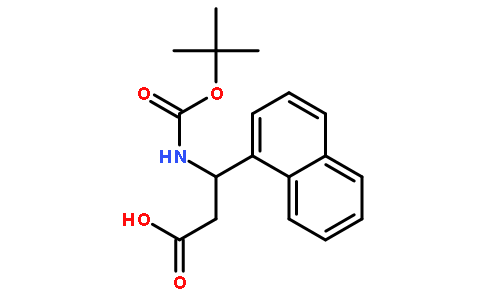 BOC-(S)-3-氨基-3-(萘基)-丙酸