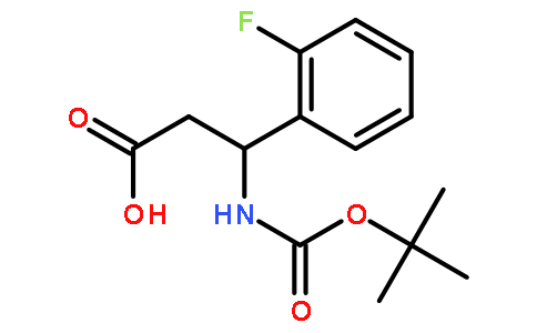 BOC-(S)-3-氨基-3-(2-氟苯基)-丙酸