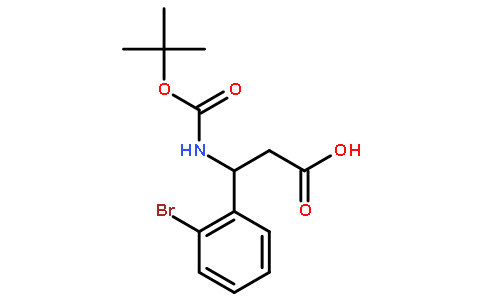 BOC-(S)-3-氨基-3-(2-溴苯基)-丙酸
