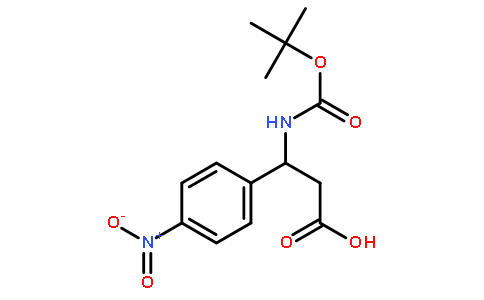 (R)-3-boc-氨基-3-(4-硝基苯基)丙酸