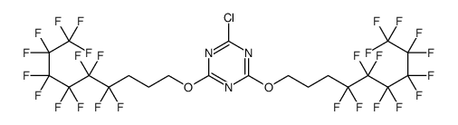 2-氯-4,6-双[3-(全氟己基)丙氧基]-1,3,5-三嗪