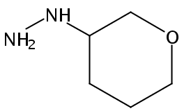 1-(tetrahydro-2H-pyran-3-yl)hydrazine