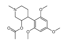 [1-methyl-4-(2,4,6-trimethoxyphenyl)-3-piperidyl] acetate
