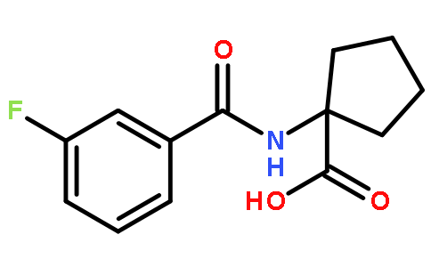 1-(3-氟-苯甲酰基氨基)-环戊烷羧酸