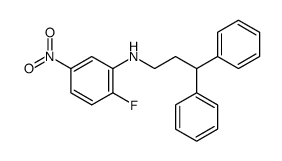 N-(3,3-Diphenylpropyl)-2-fluoro-5-nitroaniline
