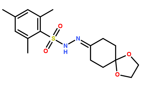 2,4,6-TRIMETHYL-N-(1,4-DIOXASPIRO[4.5]DECAN-8-YLIDENE)BENZENESULFONOHYDRAZIDE