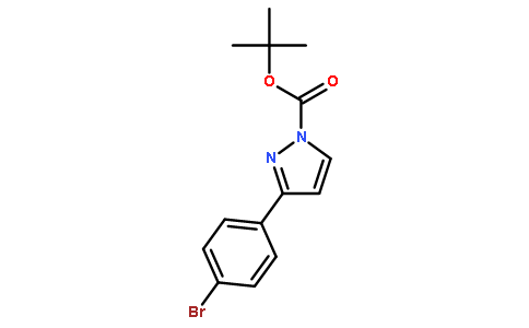 3-(4-溴苯基)-1H-吡唑-1-羧酸叔丁酯