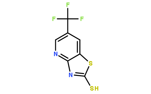 2-疏基-6-三氟甲基噻唑并[4,5-b]吡啶