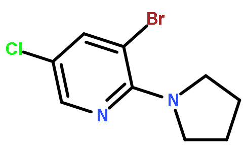 3-溴-5-氯-2-吡咯烷吡啶