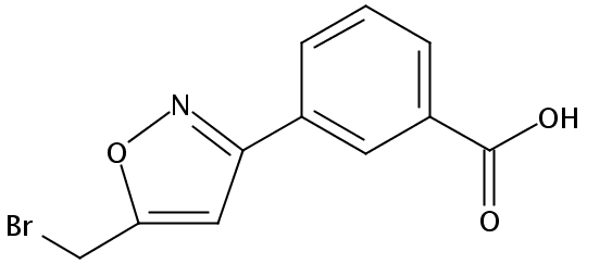 3-[5-(bromomethyl)-3-isoxazolyl]Benzoic acid
