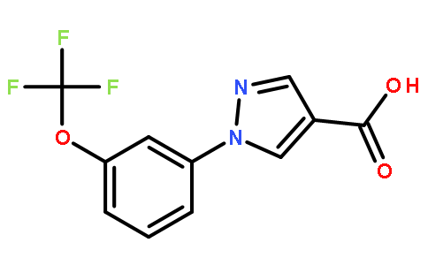1-(3-(三氟甲氧基)苯基)-1H-吡唑-4-羧酸