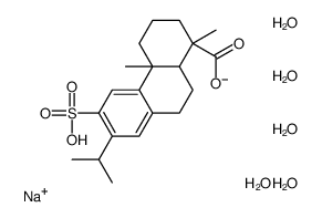 sodium,(4bS,8R,8aR)-8-carboxy-4b,8-dimethyl-2-propan-2-yl-5,6,7,8a,9,10-hexahydrophenanthrene-3-sulfonate,pentahydrate