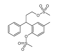 Benzenepropanol, 5-methyl-2-[(methylsulfonyl)oxy]-γ-phenyl-, 1-methanesulfonate