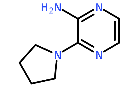 2-氨基-3-吡咯烷基吡嗪