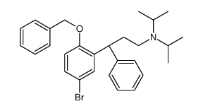 (3R)-3-(5-bromo-2-phenylmethoxyphenyl)-3-phenyl-N,N-di(propan-2-yl)propan-1-amine