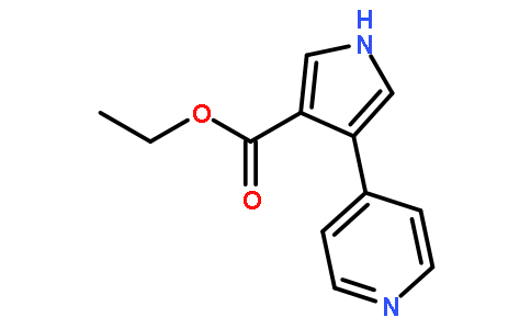 4-(吡啶-4-基)-1H-吡咯-3-甲酸乙酯