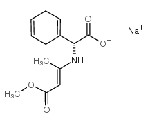 (R)-(+)-α-[(3-甲氧基-1-甲基-3-氧代-1-丙烯基)氨基]-1,4-环己二烯-1-乙酸 钠盐
