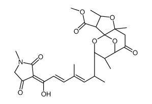 methyl 5-((3E,5E,7E)-7-hydroxy-4-methyl-7-(1-methyl-2,4-dioxopyrrolidin-3-ylidene)hepta-3,5-dien-2-yl)-2,6,9a-trimethyl-8-oxooctahydro-3a,7-epoxyfuro[3,2-b]oxocine-3-carboxylate