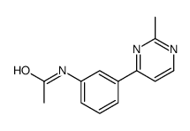 N-[3-(2-methylpyrimidin-4-yl)phenyl]acetamide