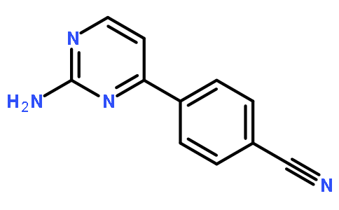 4-(4-氰基苯基)嘧啶-2-胺