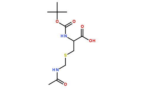 N-叔丁氧羰基-S-乙酰氨基甲基-D-半胱氨酸