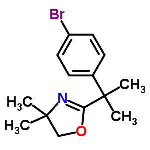 2-[1-(4-溴苯基)-1-甲基乙基]-4,5-二氢-4,4-二甲基恶唑