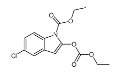 5-chloro-1-ethoxycarbonyl-2-(ethoxycarbonyloxy)indole