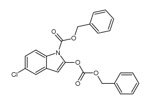 benzyl 2-{[(benzyloxy)carbonyl]oxy}-5-chloro-1H-indole-1-carboxylate