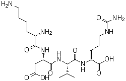 L-赖氨酰-L-alpha-天冬氨酰-L-缬氨酰-N5-(氨基羰基)-L-鸟氨酸