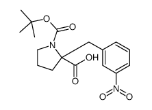 (2S)-1-[(2-methylpropan-2-yl)oxycarbonyl]-2-[(3-nitrophenyl)methyl]pyrrolidine-2-carboxylic acid