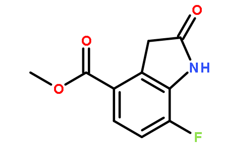7-氟-2-氧代吲哚啉-4-羧酸甲酯