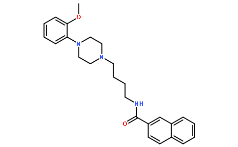 N-[4-[4-(2-甲氧基苯基)-1-哌嗪基]丁基]-2-萘甲酰胺单盐酸盐