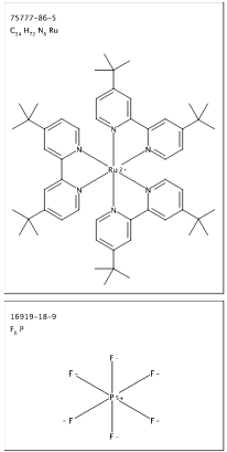 三[4,4'-二叔丁基-(2,2')-联吡啶]钌(III)二六氟磷酸盐