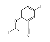 2-(DIFLUOROMETHOXY)-5-FLUOROBENZONITRILE