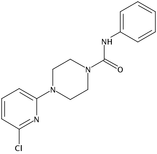 4-(6-chloro-2-pyridinyl)-N-phenyl-1-Piperazinecarboxamide