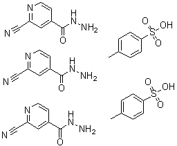2-氰基-4-吡啶甲酰肼对甲基苯磺酸盐(2:3)