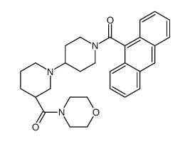 [(3R)-1-[1-(anthracene-9-carbonyl)piperidin-4-yl]piperidin-3-yl]-morpholin-4-ylmethanone