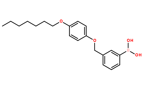 3-(4’-庚氧基苯氧基甲基)苯基硼酸