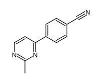 4-(2-methylpyrimidin-4-yl)benzonitrile