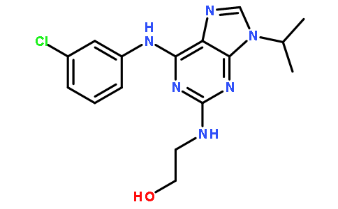 2-[[6-(3-chloroanilino)-9-propan-2-ylpurin-2-yl]amino]ethanol