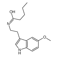 N-[2-(5-methoxy-1H-indol-3-yl)ethyl]pentanamide