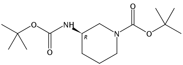 R-1-N-Boc-3-N-Boc-氨基哌啶