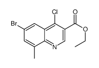 ethyl 6-bromo-4-chloro-8-methylquinoline-3-carboxylate