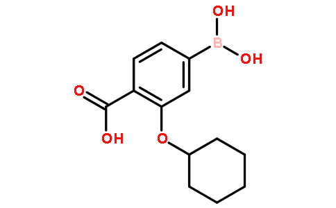 4-硼-2-(环己氧基)苯甲酸