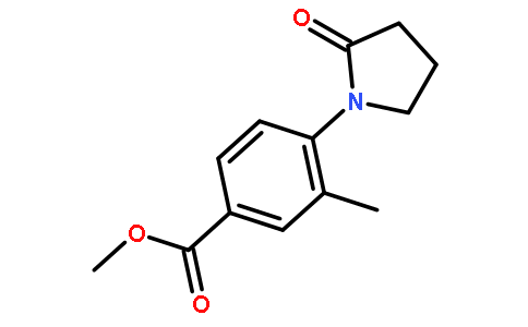 3-甲基-4-(2-氧代吡咯烷-1-基)苯甲酸甲酯