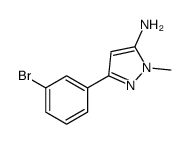 5-(3-溴-苯基)-2-甲基-2H-吡唑-3-胺