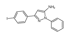5-(4-碘-苯基)-2-苯基-2H-吡唑-3-胺