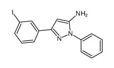 5-(3-碘-苯基)-2-苯基-2H-吡唑-3-胺