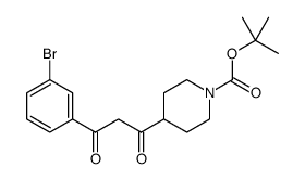 4-[3-(3-溴-苯基)-3-氧代-丙酰基]-哌啶-1-羧酸叔丁酯