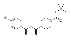tert-butyl 4-[3-(4-bromophenyl)-3-oxopropanoyl]piperidine-1-carboxylate
